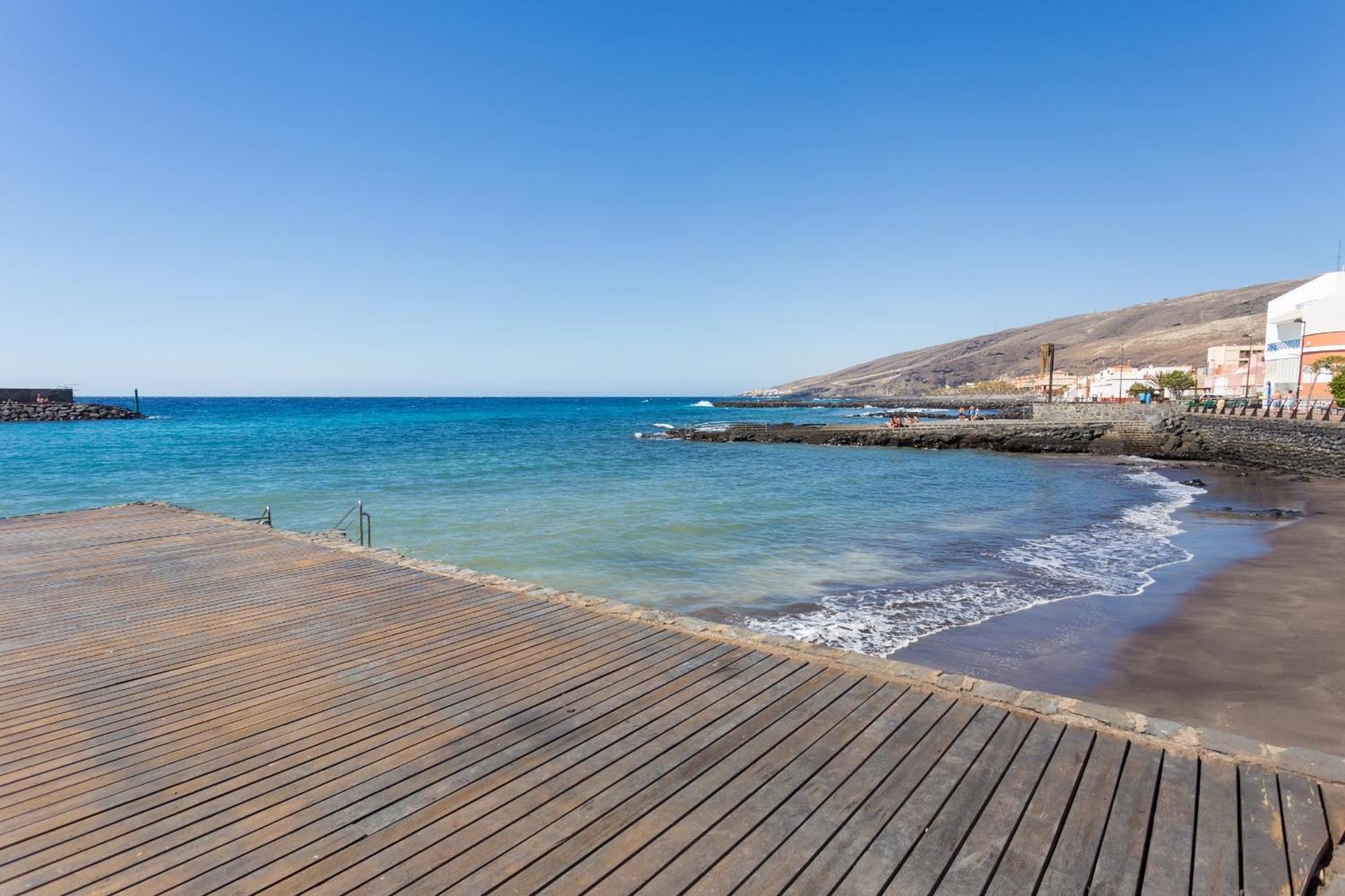 Frontline Duplex Las Arenitas With Pool Candelaria Exteriör bild