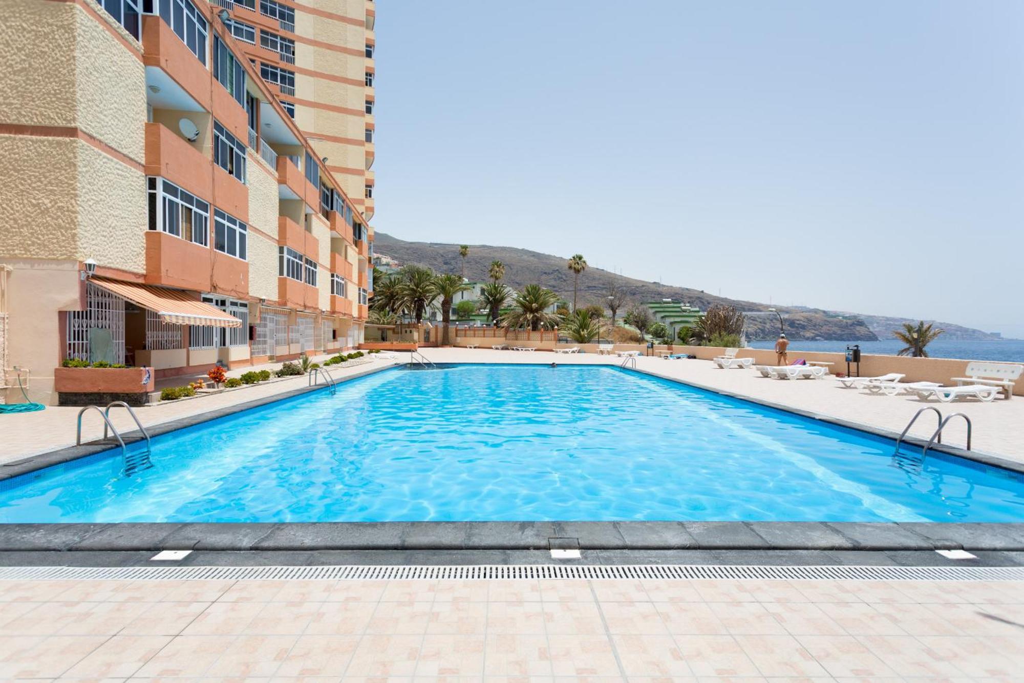 Frontline Duplex Las Arenitas With Pool Candelaria Exteriör bild