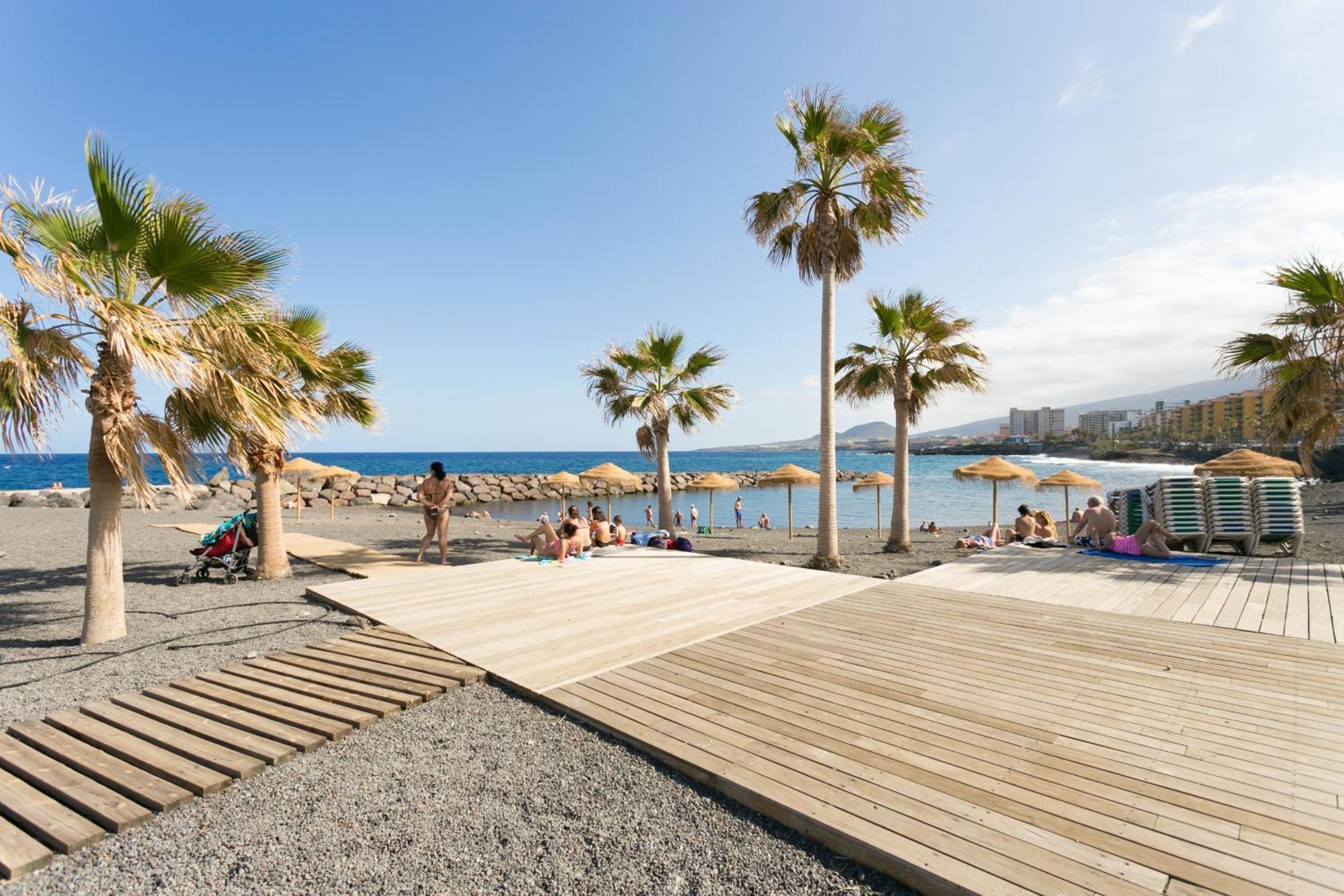 Frontline Duplex Las Arenitas With Pool Candelaria Exteriör bild